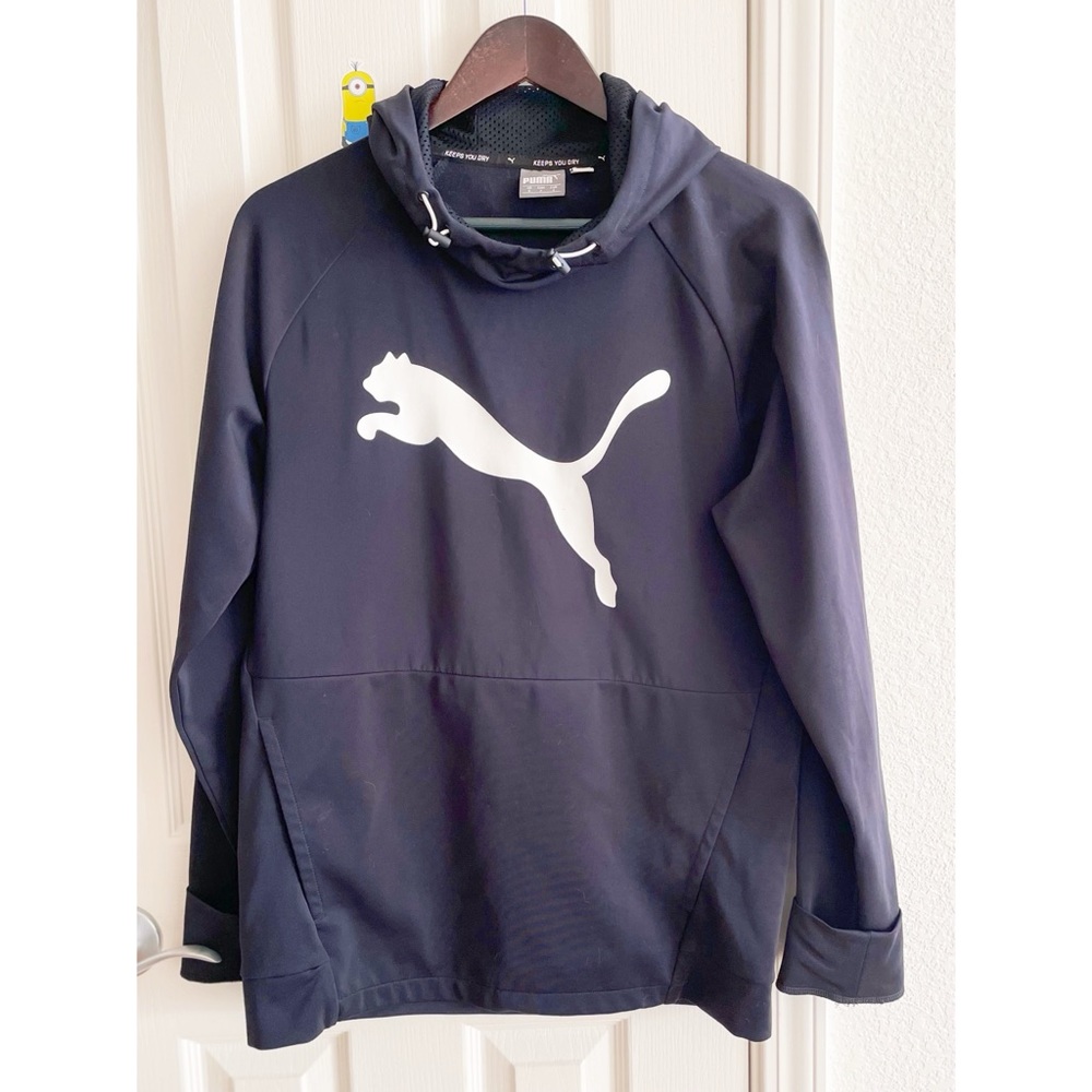 PUMA sports black hoodies for men's small size